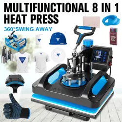 8IN1 HEAT PRESS MACHINE 15