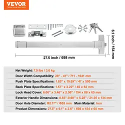 VEVOR PUSH BAR