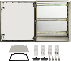 VEVOR ELECTRICAL ENCLOSURE BOX,23.6''×19.7''×9.1'',FIBERGLASS JUNCTION BOX,IP66