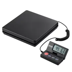 VEVOR SHIPPING SCALE DIGITAL POSTAL SCALE 110 LBS X 0.07 OZ. AC/DC PACKAGE LCD