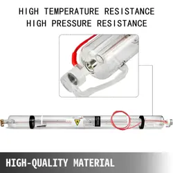 VEVOR 80W LASER TUBE FOR CO2 LASER ENGRAVING CUTTING MACHINE ENGRAVER CUTTER