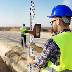 TELESCOPIC MEASURING STICK 16-FEET/10THS 4 SECTIONS TELESCOPIC MEASURING POLE HE