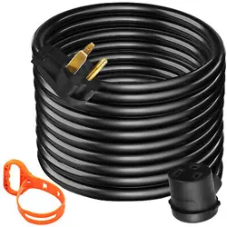 VEVOR 40A 50FT WELDER EXTENSION CORD NEMA6-50 8AWG HEAVY DUTY FOR MIG TIG PLASMA