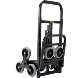 VEVOR STAIR CLIMBING HAND TRUCK HEAVY-DUTY HAND CART DOLLY 375 LBS LOAD CAPACITY