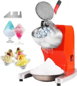 VEVOR ICE CRUSHERS MACHINE, 220LBS PER HOUR ELECTRIC SNOW CONE MAKER WITH
