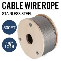 STAINLESS STEEL CABLE RAILING 1/8