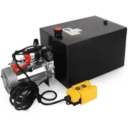 8 QUART DOUBLE ACTING HYDRAULIC PUMP DUMP TRAILER CAR UNIT PACK RESERVOIR