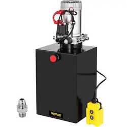 20 QUART SINGLE ACTING HYDRAULIC PUMP DUMP TRAILER REMOTE UNIT PACK CRANE