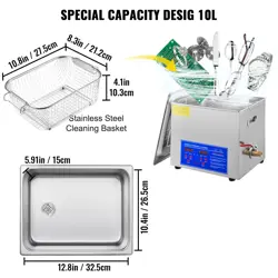 ULTRASONIC CLEANER 10L