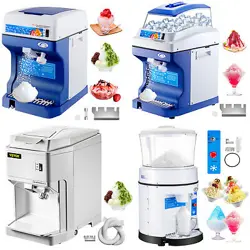 VEVOR 265-1100LBS/H COMMERCIAL ICE SHAVER ELECTRIC SNOW CONE MACHINE ICE CRUSHER