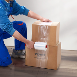 VEVOR STRETCH FILM, 5 INCHES X 1000 FEET, 2 PACK, 80 GAUGE INDUSTRIAL STRENGTH C