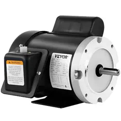 VEVOR 3/4 HP ELECTRIC MOTOR 56C SINGLE 1 PHASE TEFC 115/230 VOLT 1800 RPM