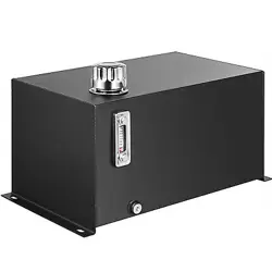 HYDRAULIC RESERVOIR OIL TANK FUEL TANK 10 GAL STEEL WITH FILTER& TEMP GAUGE
