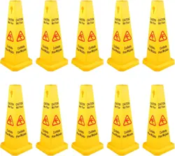 YELLOW CAUTION WET