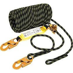 VEVOR CLIMBING ROPE, FALL PROTECTION SAFETY ROPE, 25 50 100 150FT VERTICAL
