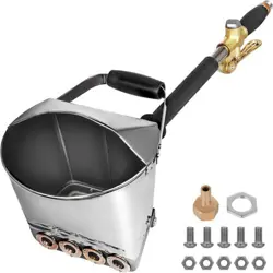 VEVOR 4 JET CEMENT MORTAR SPRAYER STUCCO SPRAY GUN PNEUMATIC CEMENT MORTAR GUN C