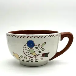 CUP IVORY/ORANGE