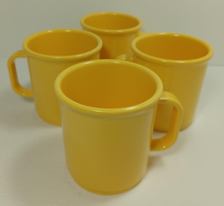SET 4 VINTAGE RUBBERMAID 3813 MELAMINE 3 5/8
