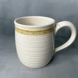 GOLD EARTHENWARE COFFEE