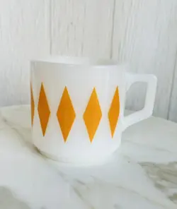 GLASS HARLEQUIN YELLOW