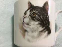 PORCELAIN CAT CUP