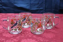 GLASSWARE CARDINAL BLUE
