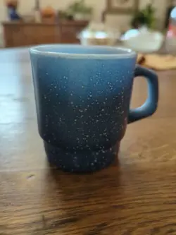 WHITE SPECKLED MUG