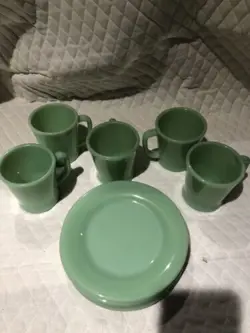 JADITE MUGS AND