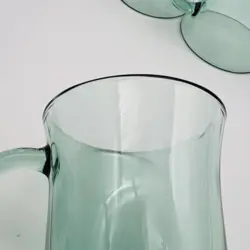HOCKING GLASS FOOTED