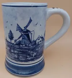 PAINTED WINDMILL MUG