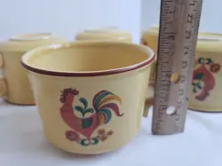 ROOSTER MUGS YELLOW