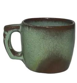VINTAGE FRANKOMA PRAIRIE PLAINSMAN GREEN COFFEE CUP MUG REPLACEMENT