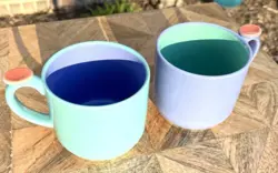 MUG PURPLE TURQUOISE