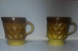 MUG BROWN YELLOW
