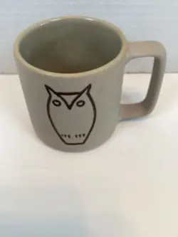 POTTERY OWL MUG