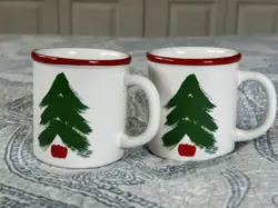 MUGS RED RIM