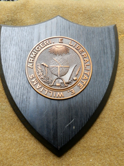 WOOD BRONZE PLAQUE