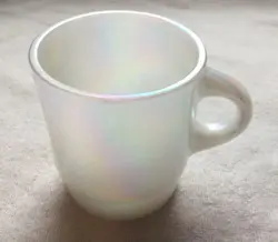 STACKABLE IRREDESCENT WHITE