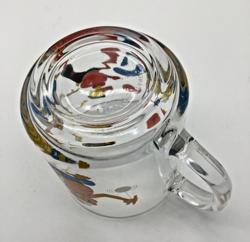 GLASS WITH CARTOON