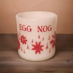 VINTAGE 1950S FIRE KING EGG NOG MUG