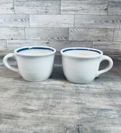 WITH BLUE STRIPES
