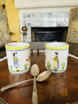 HENRIOT QUIMPER MUGS