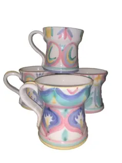 COLORE MUGS 3.75”T