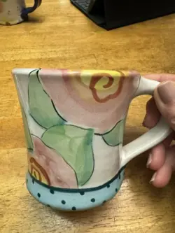 VINTAGE DAMARISCOTTA STUDIO POTTERY MAINE COFFEE MUG