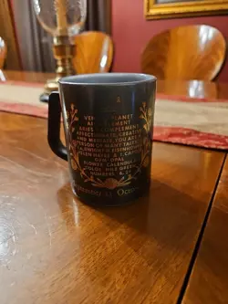GLASS LIBRA ZODIAC