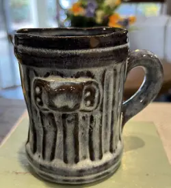 POTTERY BLUE TRASH