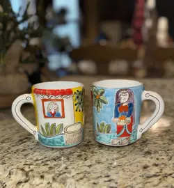 DESIMONE ITALY VINTAGE MUGS