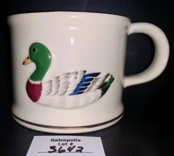 DUCK DESIGN FRANKLIN TOILETRY CO. INC. 1985 SHAVING MUG VINTAGE