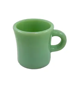 VINTAGE JADEITE FIRE KING RESTAURANT WARE EXTRA HEAVY C HANDLE MUG CUP