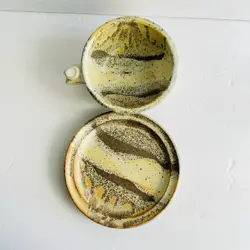 STONEWARE SOUP MUG